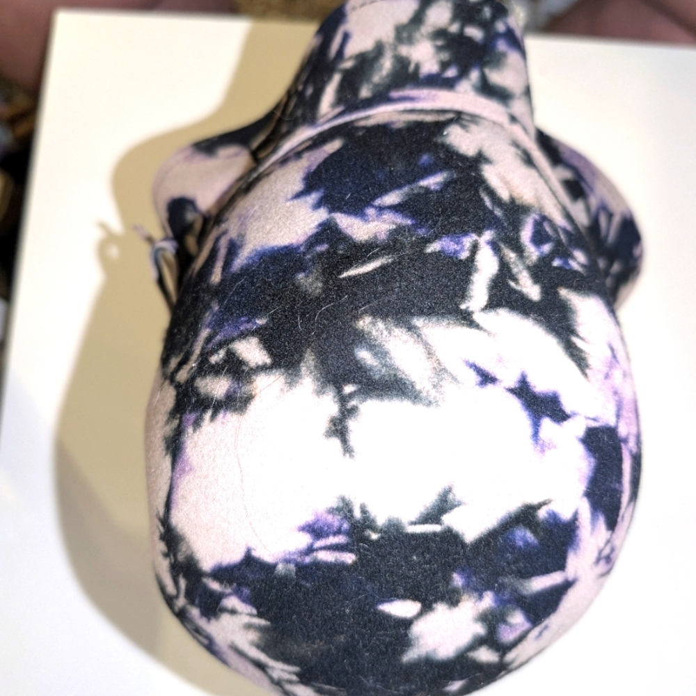 Nordstrom‎ Lilac &Black Wool Mushroom Bucket Hat With Side Bow - Picture 5 of 7